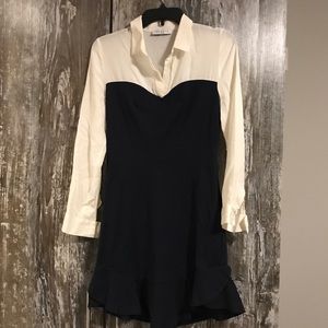 SANDRO Black and White professional dress